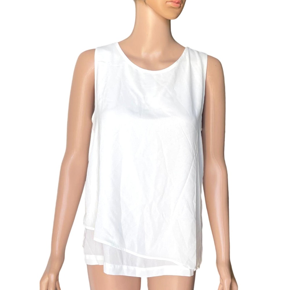 NEW Chico’s Tank Top Double Layer Women Sz 0 NWT